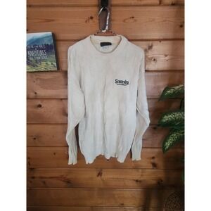 VINTAGE Andrew Rohan Scoresby Scotch Whiskey Sweater‎ Pullover size XL